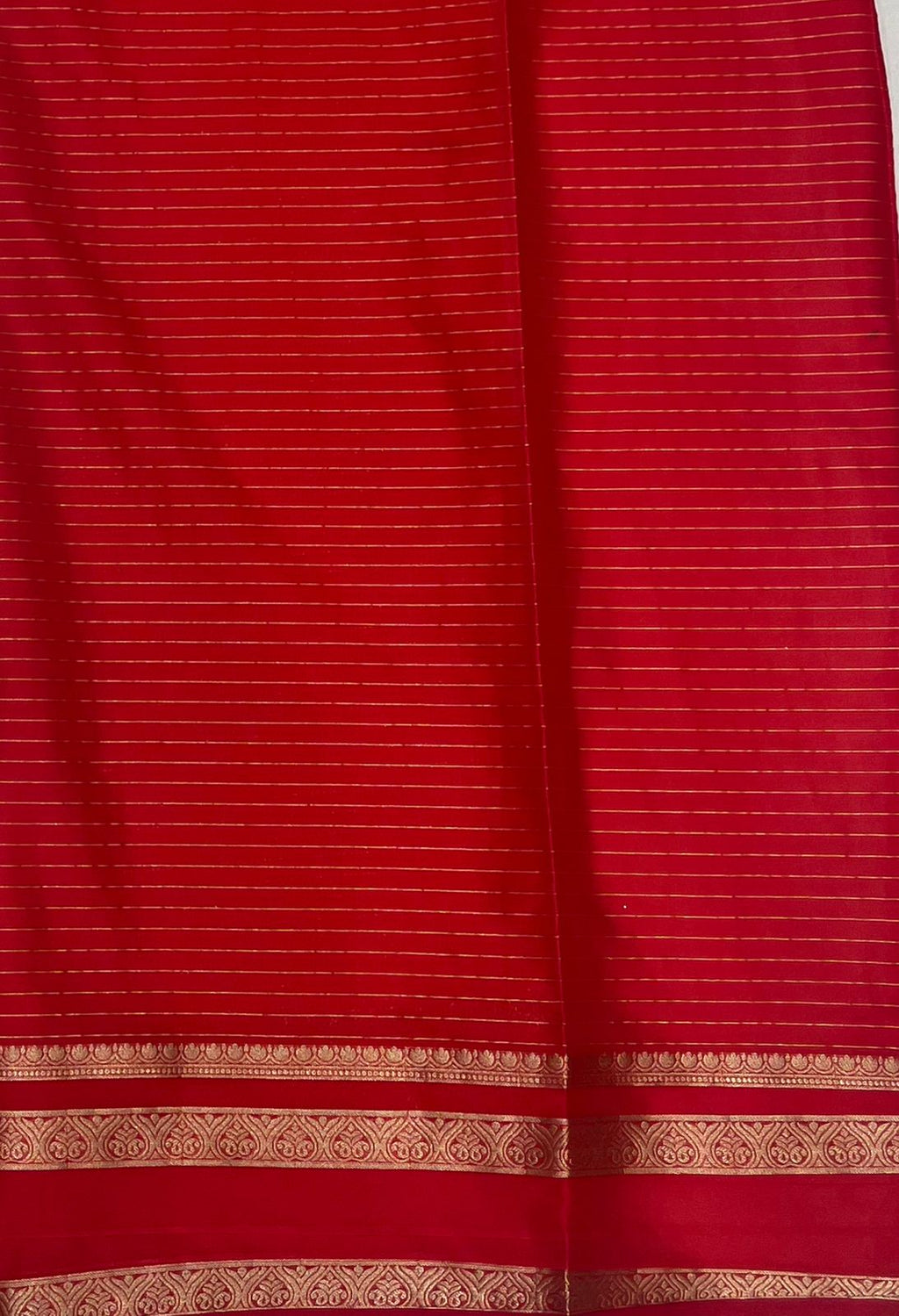 Ivory Cream Elegance CRAPE Saree