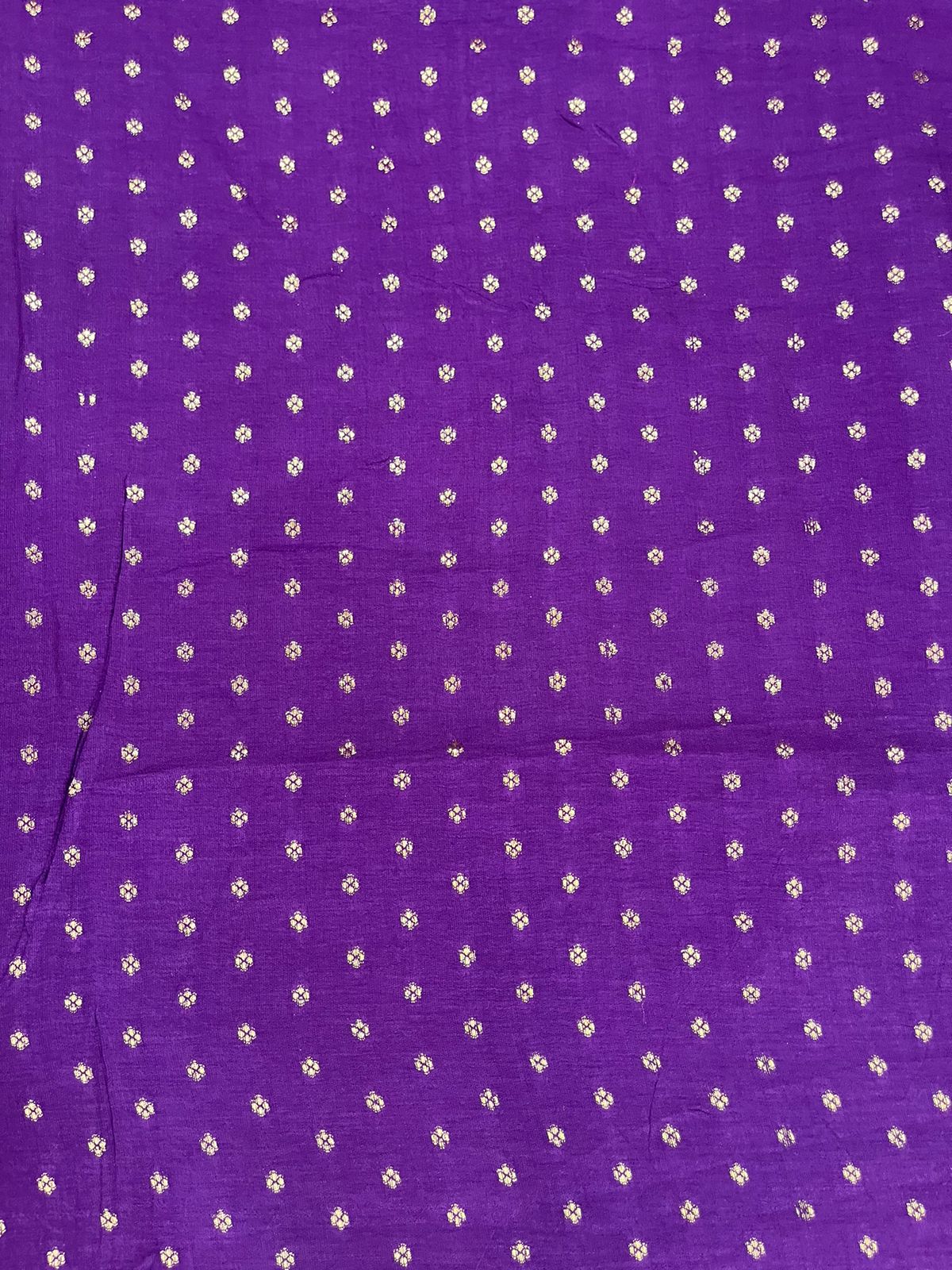 Fancy Kalamkari Printed Saree with Elegant Purple Border