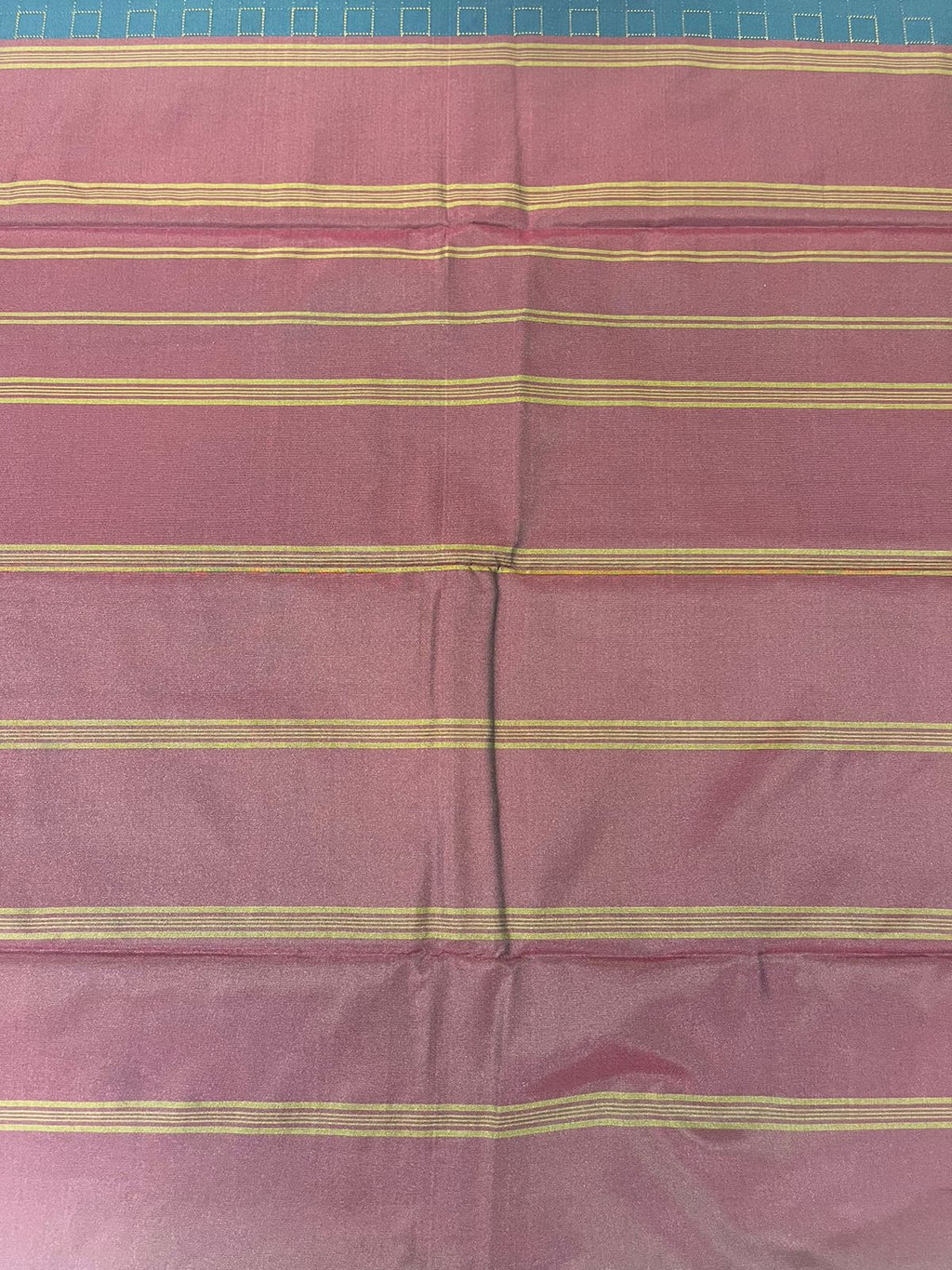 Elegant Soft Silk Saree in Peacock Green & Pink Border