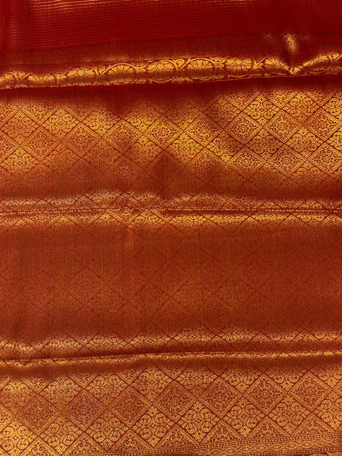 Silk Studio Navy Blue Soft Silk Saree with Striking Red Border.